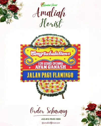 Bunga Papan Congratulation di Meteseh